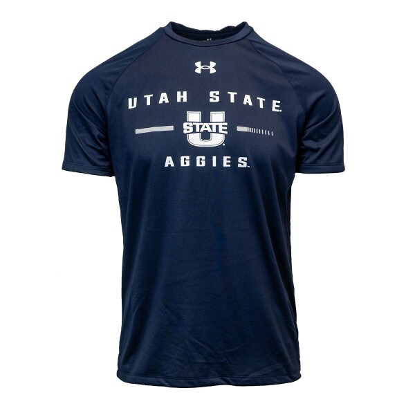 Under Armour Navy Utah State U-State Aggies T-Shirt